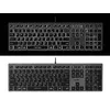 A4Tech FX60H vadu apgaismota pilna izmēra tastatūra Photo 5