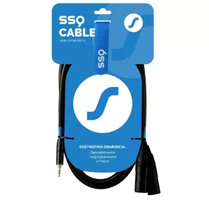 SSQ Cable Jack Stereo 3.5 mm to 2x XLR Male MIXLR3 — 3 m audio cable