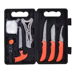 Fixed blade hunting kit Outdoor Edge Jaeger Pak 02OE069 with knife and game processing tools