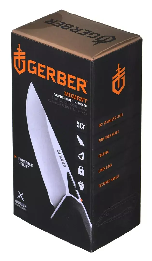 Folding Hunting Knife Gerber Moment Folder 31-003625 Photo 8