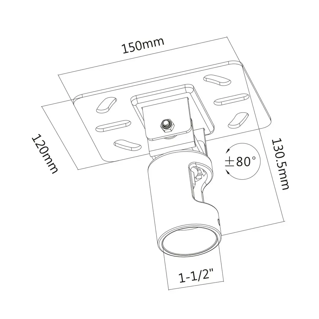 Ceiling mounting plate MACLEAN MC-886 for TVs up to 50 kg Photo 2
