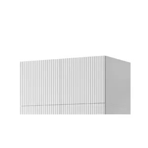 Garderobe cama meble PAFOS 2D BASE 90×55,5×45 cm balts matēts, 2 durvis