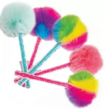 Pompom pen set Stnux STN7946 — 12 pcs display Photo 2