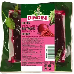 Marinētas rīvētas bietes Dimdiņi 350 g - gatavs produkts