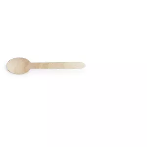 Wooden spoons VegWare 17 cm pack of 100 – VegWare disposable eco-friendly cutlery