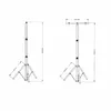 Forever Light LED statīvs 2x30W 4500K Photo 5