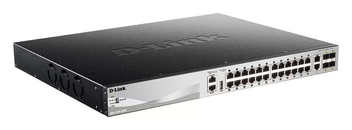 D-Link DGS-3130-30PS/E Pārvaldāms L3 Slēdzis Photo 3