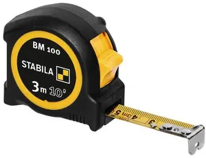 Measuring tape STABILA BM100cm+inch 19569 — 3 m length, ABS housing