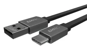 Emtec T700C USB Cable USB A to USB C 1.2 m Black