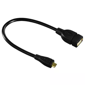 USB Cable Hama 173892 Micro-USB B to USB A 0.15 m Black