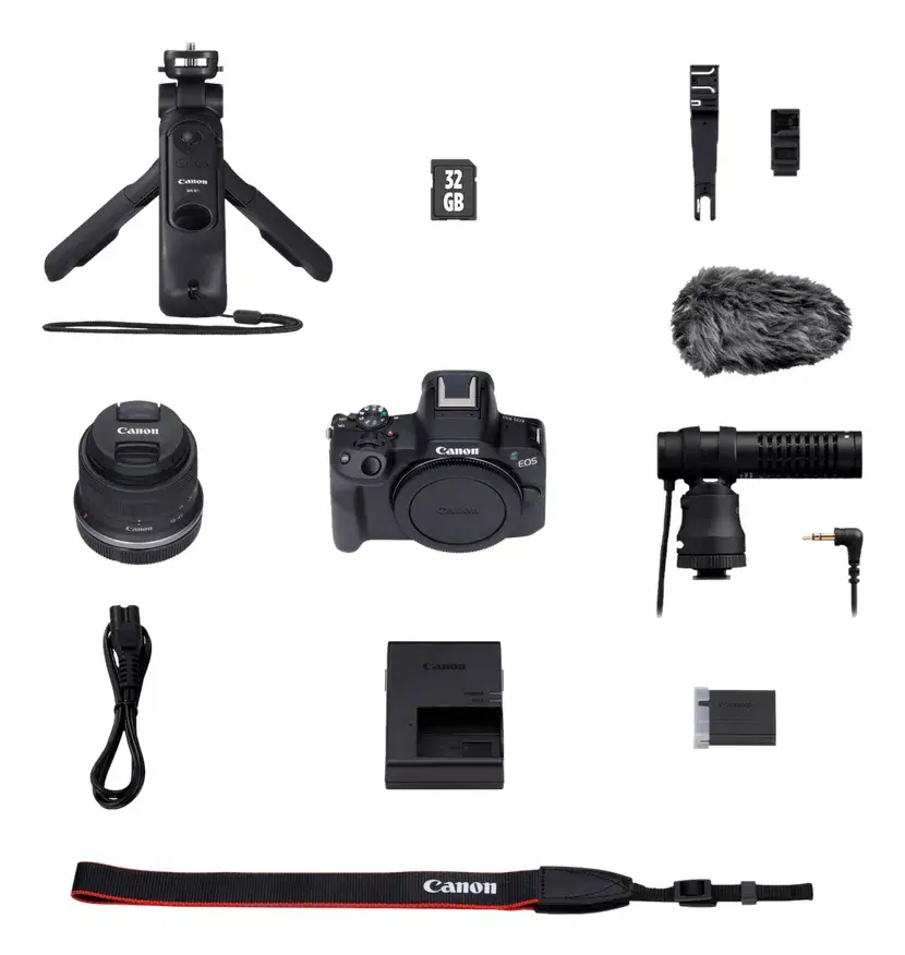Bezspoguļa kamera Canon EOS R50 ar RF-S 18-45 IS STM Photo 9