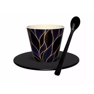 Cup set I-Total LEAF 90ml – porcelain cups 90 ml, I-Total LEAF series