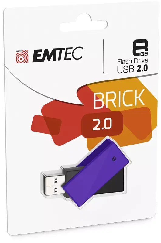 USB Flash Drive Emtec 8GB C350 Brick 2.0 Photo 2