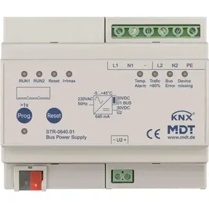 Barošanas bloks MDT STR-0640.01 redundantais bušam 6TE 640 mA