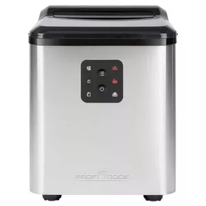 Ice cube maker ProfiCook PC-EWB 1253 — 12 kg/24h, 1.5 L tank, 2 cube sizes, 120 W, Black/Grey