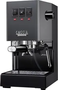 Gaggia E24 Manuālais espresso kafijas aparāts Classic Evo 1200 W 2.1 L Pelēks virsmu kafijas automāts maltai kafijai un kafijas spilventiņiem ar cappuccino un karstā ūdens sistēmu