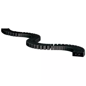 Kabeļu organizators Bachmann Desk Cable Eater melns, garums 1 m, 1 gab.