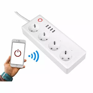 Power cord with Wi‑Fi remote control LTC RTV0400034 — remote‑controlled smart power lead