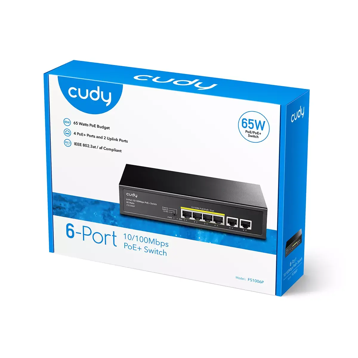 Cudy FS1006P Fast Ethernet 6-port PoE switch Photo 3