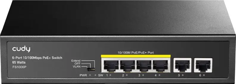 Неуправляемый PoE коммутатор Cudy FS1006P Photo 3
