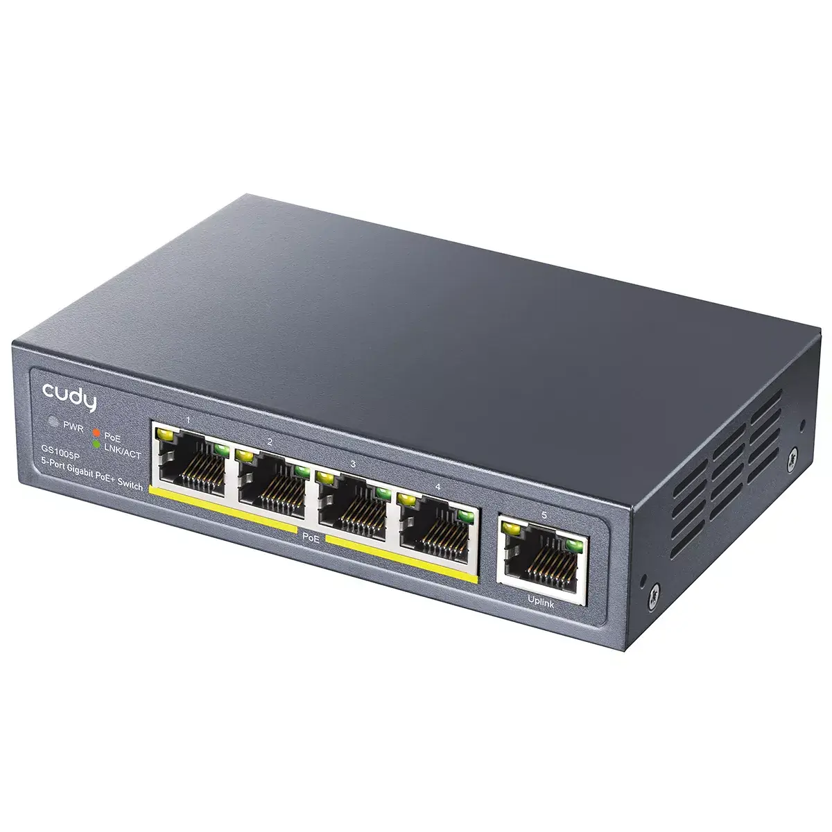 Cudy GS1005P 5 porta Gigabit PoE slēdzis Photo 2