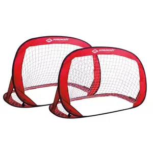 Детские переносные футбольные ворота Schildkröt Funsports 970988, красная рама