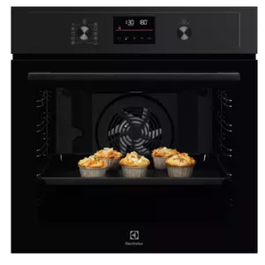 Встраиваемый электрический духовой шкаф Electrolux EOD4P57H — 72 л, пиролитическая очистка, пар и конвекция, гриль 2300 Вт, чёрный