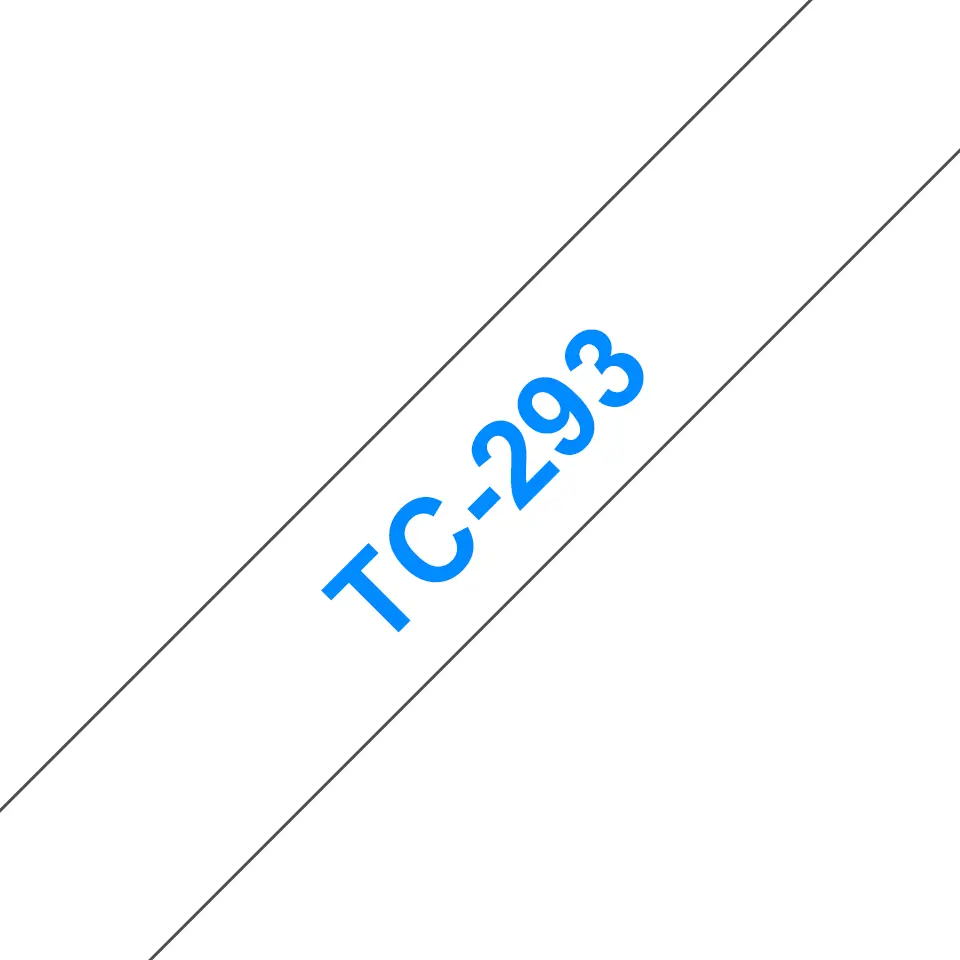 Brother TC-293 etiķešu drukas lente TC