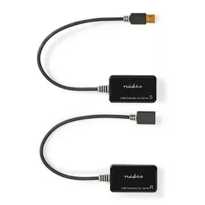 Nedis USB 2.0 Active Extension Cable A Male - A Female 50.0 m Black