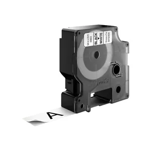 DYMO D1 Стандартная этикетка Черная на белом 19мм Полиэстеровая лента