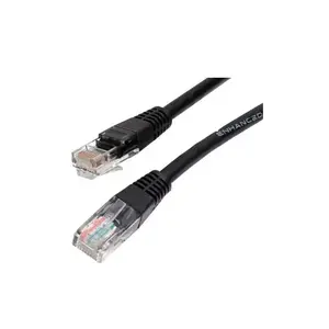 Tīkla kabelis Gembird PP12-0.5M/BK RJ45 Cat5e 0.5m Melns