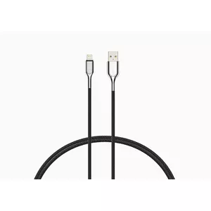 Cygnett Lightning - USB-A 2 m Black, Stainless steel