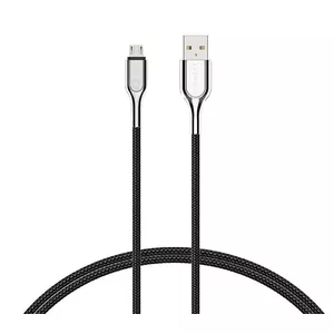 Cygnett CY2673PCCAM USB кабель 2 m USB 2.0 Micro-USB A USB A Черный, Нержавеющая сталь