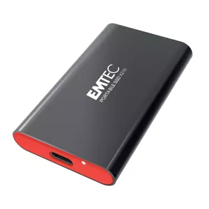 SSD Emtec 2TB External Black Red USB Type-C 3.2 Gen 2 X210 ELITE