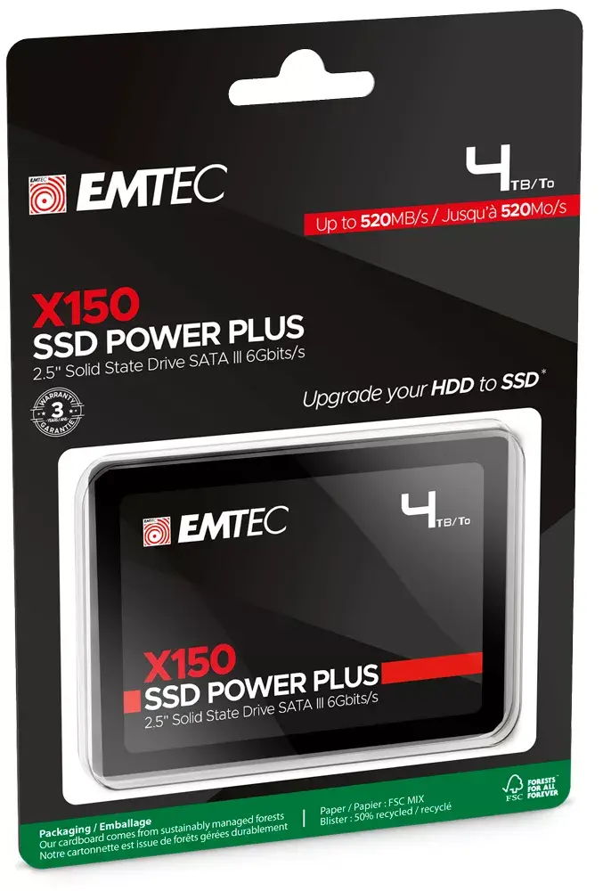 SSD diskdziņš Emtec X150 4 TB ECSSD4TX150 Photo 3