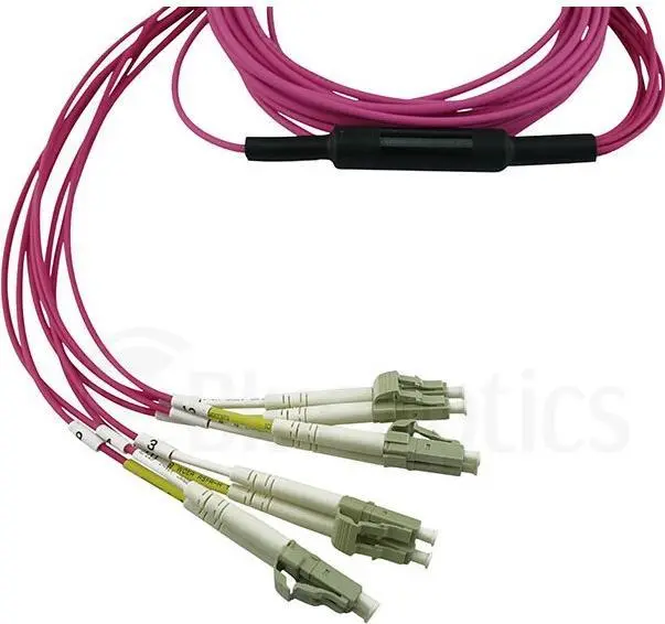 MPO-4xLC Multimode OM4 patch kabelis BlueOptics