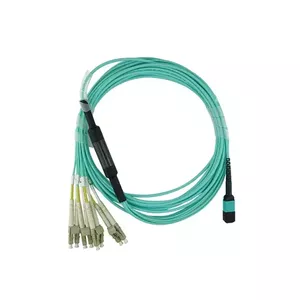BlueOptics A5UA-BO InfiniBand šķiedru optikas kabelis 1 m MPO 4x LC Aqua