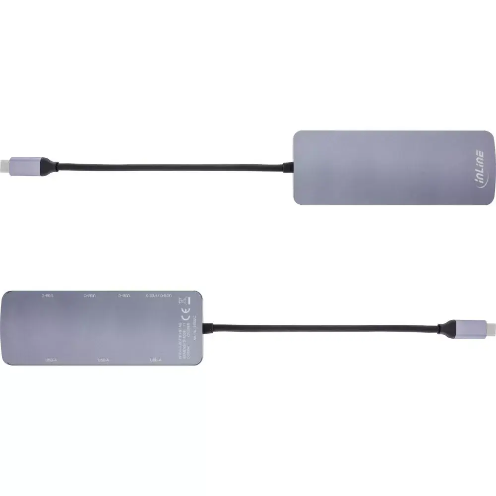 InLine USB 3.2 Gen.2 Hub 4x USB-C 3x USB-A Photo 4