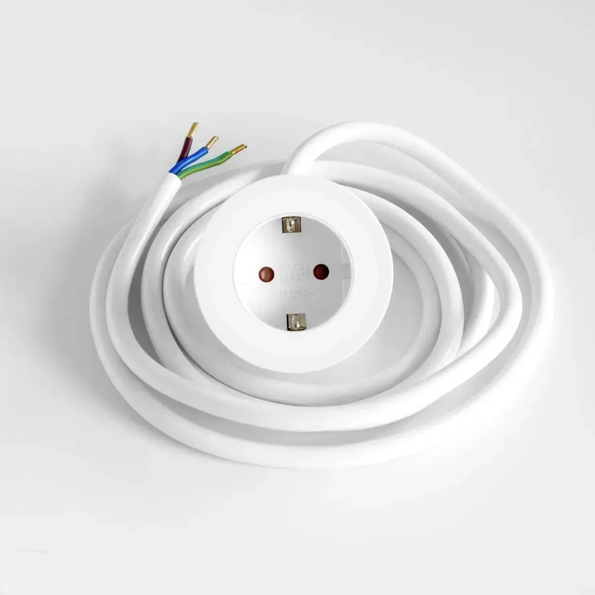 Bachmann PIX built-in desk socket 2 m cable Photo 3
