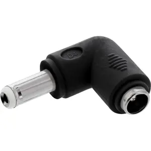 InLine DC Adapter 5.5x2.5mm Male to Female Angled Plug