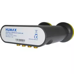 Humax LNB 248s Low Noise Block downconverter (LNB) Black, Yellow