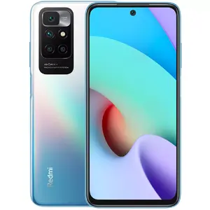 Viedtālrunis Xiaomi Redmi 10 2022, 4GB RAM, 128GB atmiņa, 6.5 collu displejs, 50MP kvadrokamera, 5000mAh akumulators, zils