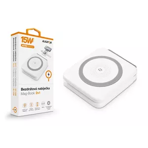 Сетевое зарядное устройство Aligator AMS02WT Универсальное Беспроводное USB Белое