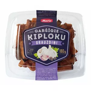 Ķiploku kruasāni Mario 180 g, sāļi grauzdēti maizes gabaliņi ar ķiploku garšu