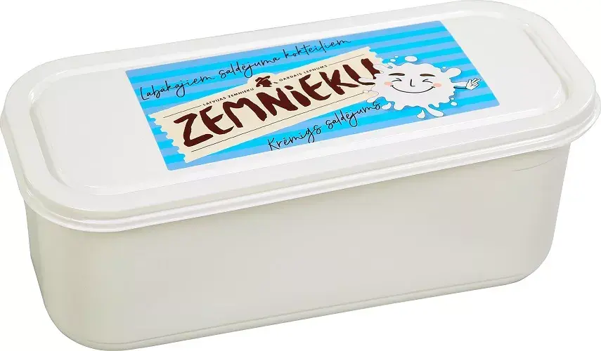 ZEMNIEKU Plombīra saldējums 20% 5000 ml