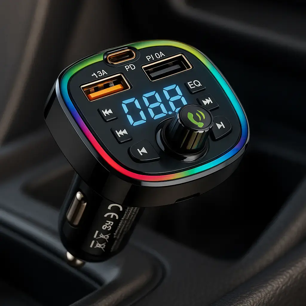 FM-трансмиттер iKaku KSC-851 Bluetooth 5.0 Photo 2