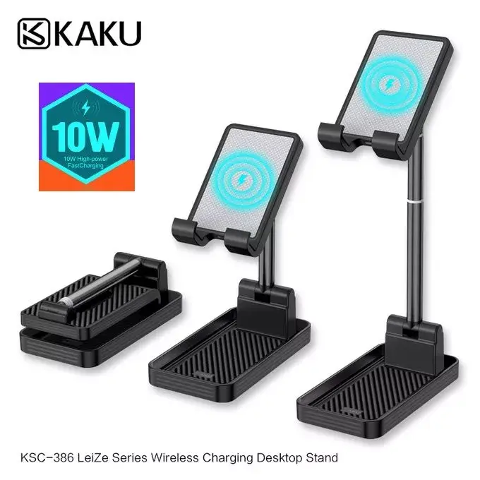 iKaku KSC-386 настольный держатель с Qi 10W Photo 6