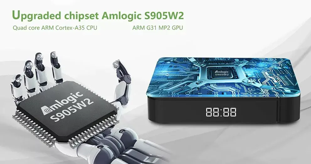 Android TV Box Tanix W2 S905W2 — 2 ГБ/16 ГБ Photo 6
