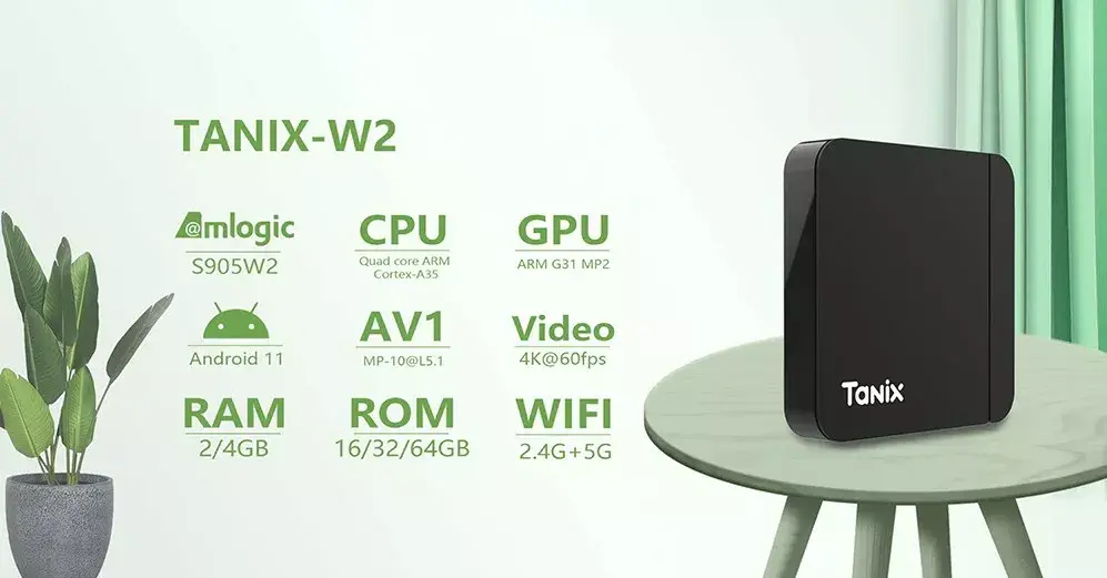 Android TV Box Tanix W2 S905W2 — 2 ГБ/16 ГБ Photo 7