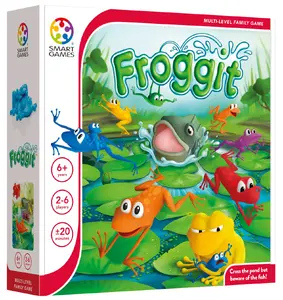 Настольная игра Iuvi SmartGames Froggit — образовательная семейная игра, возраст 6+